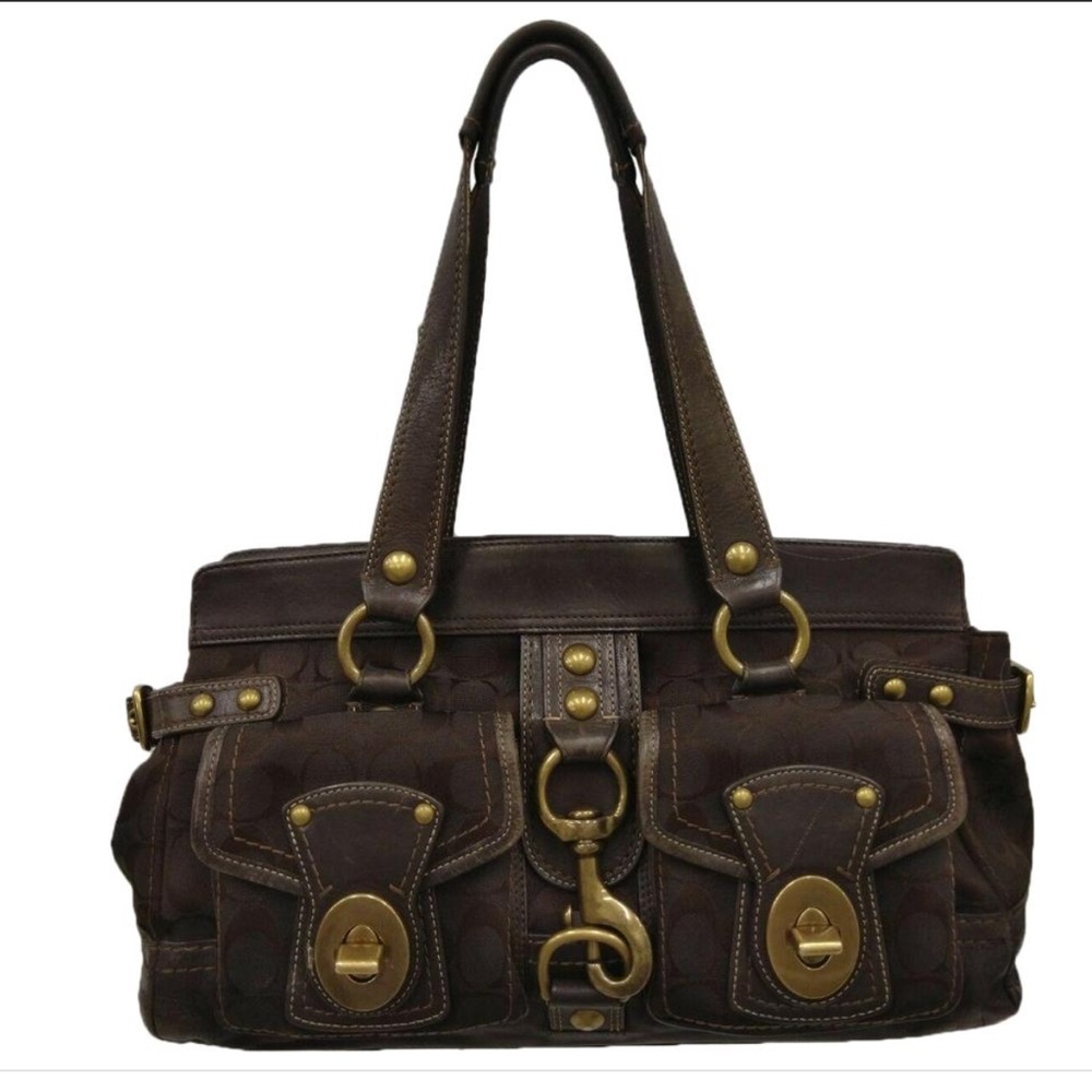 ❌SOLD ❌ SOLD❌ Coach 1941 Dark Legacy Signature - Picture 1 of 8